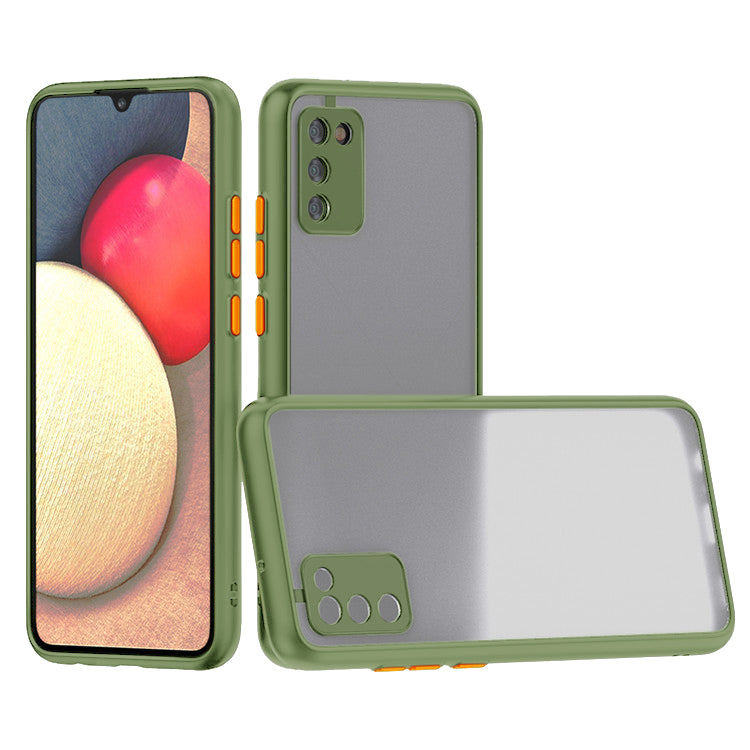 Camera Protection Translucent Case For Samsung Galaxy A20S /M02S In Light Green